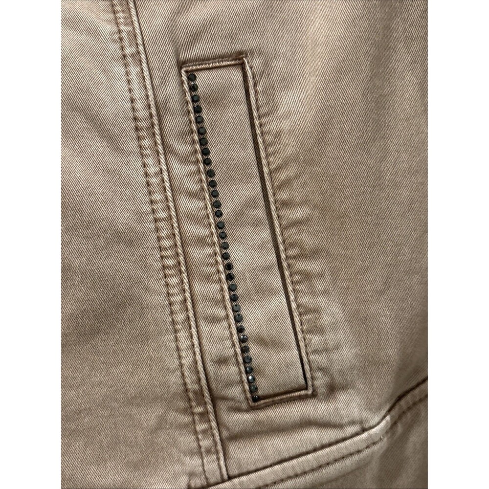 white house black market Mauve Military Jacket Sz 12 - Picture 2 of 5